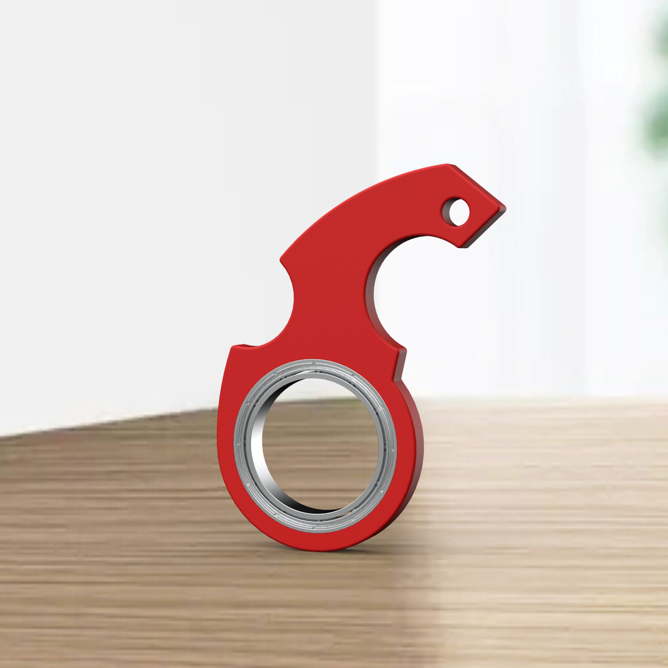 Creative Fidget Spinner Toy Keychain Bottle Opener Hand Spinner Toy for Kids Toy - One Red Hill